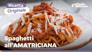 AMATRICIANA RICETTA ORIGINALE [upl. by Bremser167]