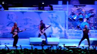 Iron Maiden  quotWasted Yearsquot with EDDIE  Live  08042012  Wheatland CA [upl. by Pickett]