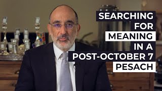 Searching for meaning in a postOctober 7 Pesach [upl. by Urissa]