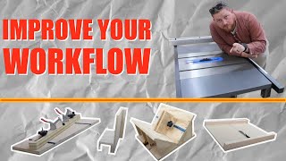 5 Table Saw Jigs To Improve Your Workflow [upl. by Finzer]