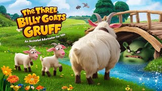 The Three Billy Goats Gruff  Fairy Tales Stories  Moral Story [upl. by Ellehcil]