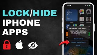 Lock or Hide Apps on Your iPhone Plus How to Unhide Them [upl. by Adnilema]