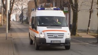 Przejazd alarmowy Ford Transit  Pogotowie Energetyczne Tauron Będzin [upl. by Hosea]