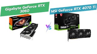 🖥️ GIGABYTE RTX 3060 vs MSI RTX 4070 Ti Super 🎮 [upl. by Asi]