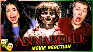 ANNABELLE Movie Reaction  Annabelle Wallis [upl. by Ellenehc113]