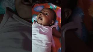 2 month ki Kratika apne papa se bate kari cutebaby princess cute baby shortsvideo babygirl [upl. by Eiramacissej]