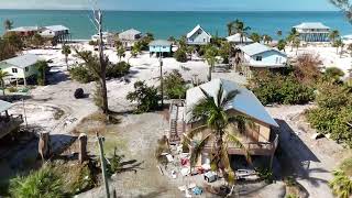 Little Gasparilla Island old library area post hurricane Milton [upl. by Dustin]