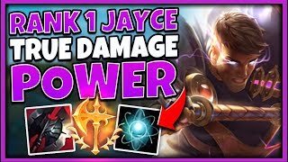 TRUE DAMAGE JAYCE BUILD  CONQUEROR JAYCE IS BUSTED EPIC COMEBACK  League of Legends [upl. by Midis]