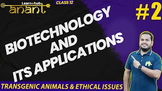 Biotechnology and its Applications Class 12 Biology NCERT Chapter 10 2 Transgenic Animals  Atharv [upl. by Ednalrym695]