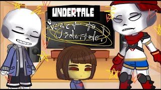 Undertale reacts to themselves Very VERY amazing video [upl. by Werna]