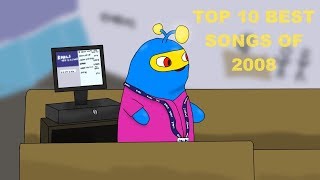 Cicabeot1s Top Ten Best Hit Songs of 2008 [upl. by Imoyik]