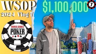 My Shot At 1 MILLION DOLLARS  2024 World Series Of Poker  Vlog 7 [upl. by Ailahs]