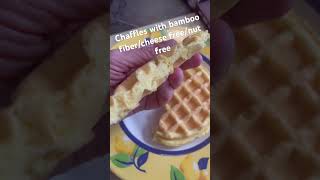 Chaffles with bamboo fiber on my channelcheese freenut free [upl. by Behrens66]