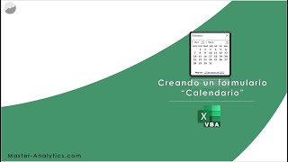 Desarrollando un calendario en un formulario VBA Excel [upl. by Betty]