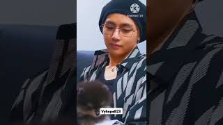 Kim taehyung and yeotan baby😘viralvideovideoshortwhatsappstatus [upl. by Jarus]