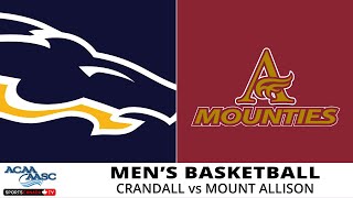 ACAA Mens Basketball 🏀 MTA  Crandall Feb 4 2024 [upl. by Tham]