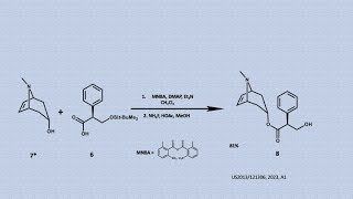 Butilhioscina Br antiespasmódicoEscopolamina antiemético síntesis [upl. by Iverson]