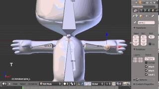 Creating an Armature in Blender [upl. by Oijimer]