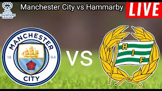 Manchester City Women vs Hammarby Women Live Score l Uefa Women Champions League 202425 [upl. by Bridge]