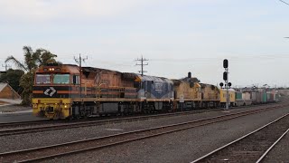 North Geelong freight and passenger action [upl. by Yelrihs912]