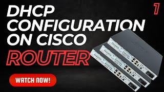 DHCP CONFIGURATION ON CISCO ROUTER [upl. by Kling]