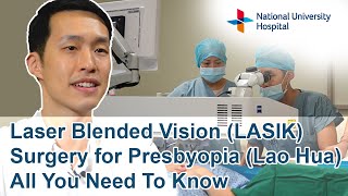 Laser Blended Vision LASIK Surgery for Presbyopia Lao Hua  All You Need to Know [upl. by Yroger]