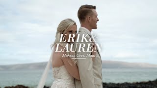 Makena Cove Beach Elopement  Lauren  Erik Simply Eloped [upl. by Tiena]