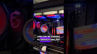 Radiator im Deckel Das Airflow Geheimnis hinter einem leiseren GamingPC pcbuilding pctips [upl. by Amos]