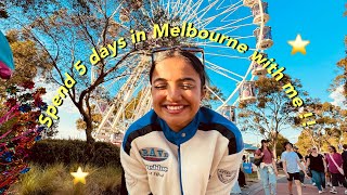 TOUR WITH ASHI✈️🎀  Spend 5 days in Melbourne with me   Ep 2  Melbourne Australia [upl. by Trilbie465]