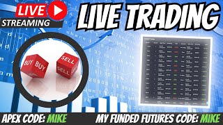 🔴Day Trading FOMC Live  APEX My Funded Futures [upl. by Nij429]