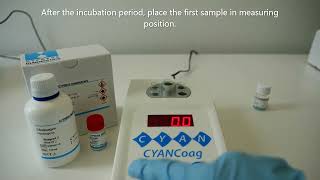 The determination of fibrinogen levels in human plasma with the CYANCoag 1Ch [upl. by Harold]