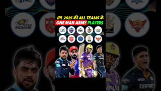 IPL 2025 की सभी Teams के One Man Army Players 🔥 [upl. by Asserrac]