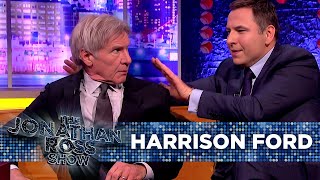 Harrison Ford Refuses to Sign David Walliams Star Wars Poster  The Jonathan Ross Show [upl. by Rodl]