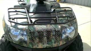 Review 2012 Arctic Cat 450I EFI Advantage Timber Camo [upl. by Airtemad]