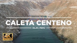 Caleta Centeno Islay Perú 🇵🇪 2024  paraiso natural 4K 60FPS ULTRA HD Video by Drone [upl. by Apicella]