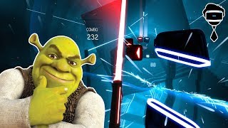 Literally The ENTIRE SHREK MOVIE played on BEAT SABER [upl. by Waldman297]