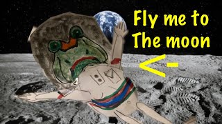 Amazing Frog frogger makes it to the Moon [upl. by Llemij524]