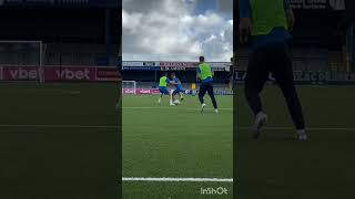 this is Coleraine fc training today at Showgrounds [upl. by Kire]