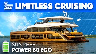 Exclusive Tour of SOLAR Powered 80’ Catamaran  Cruise for FREE Sunreef 80 Eco Power [upl. by Mccormick]