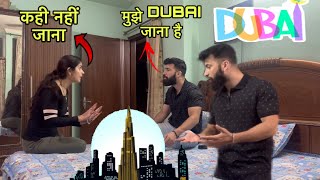 Going to Dubai ✈️ Prank on Wife  Darsh Chhikara [upl. by Adnoel]