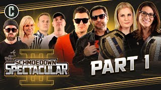 Schmoedown Spectacular III  Part 1 Shirewolves VS Whos The Boss Commissioner Bowl [upl. by Holtorf]