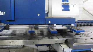 Trumpf 1999 Trumatic 500 Rotation CNC Punching amp Nibbling Machine [upl. by Nakre]