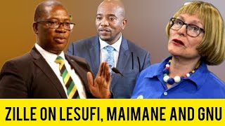 Helen Zille REVEAL crucial details about Panyaza Lesufi Mmusi Maimane and the GNU negotiations [upl. by Lirbaj]