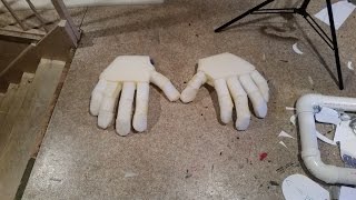 Hulk Hands Fabrication Testing out punch factor [upl. by Adnimra319]