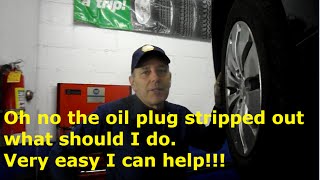 How to remove a stripped or rounded oil drain plug [upl. by Patricia]