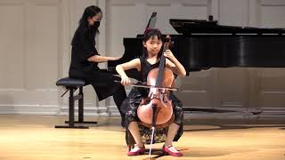 Boccherini Concerto in B Flat Major  1st Mvt Allegro Moderato Ella Wimbiscus cello [upl. by Ruyle]