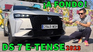 ¡A FONDO DS 7 ETENSE 2023 híbrido enchufable PHEV ANÁLISIS COMPLETO ACELERACIÓN 0100 kmh MOTORK [upl. by Akehsal]