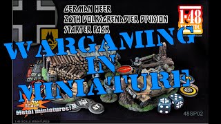 Wargaming in Miniature ☺ 1 48 Tactic 26th VG Assembly [upl. by Aliled192]