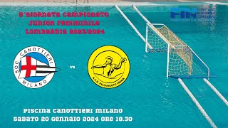 Canottieri Milano vs Pallanuoto Crema [upl. by Stalker453]