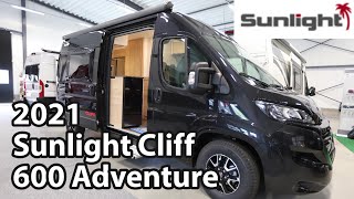 Sunlight Cliff 600 Adventure 2021 Camper Van 599 m [upl. by Suez]